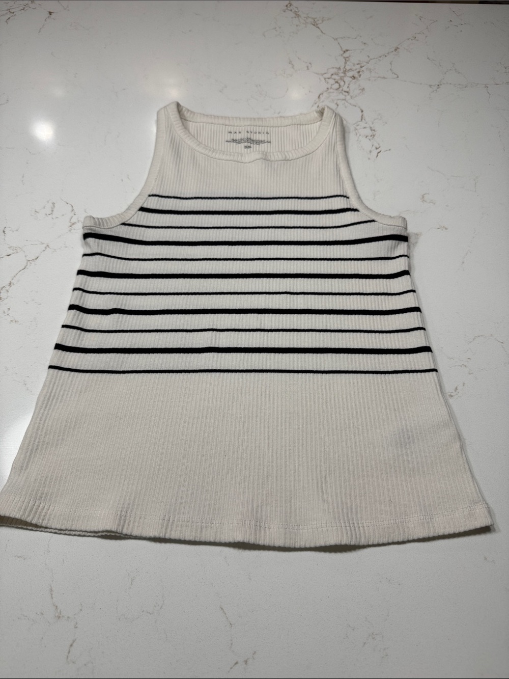 Max Studio Ribbed Tank Top Size S/P